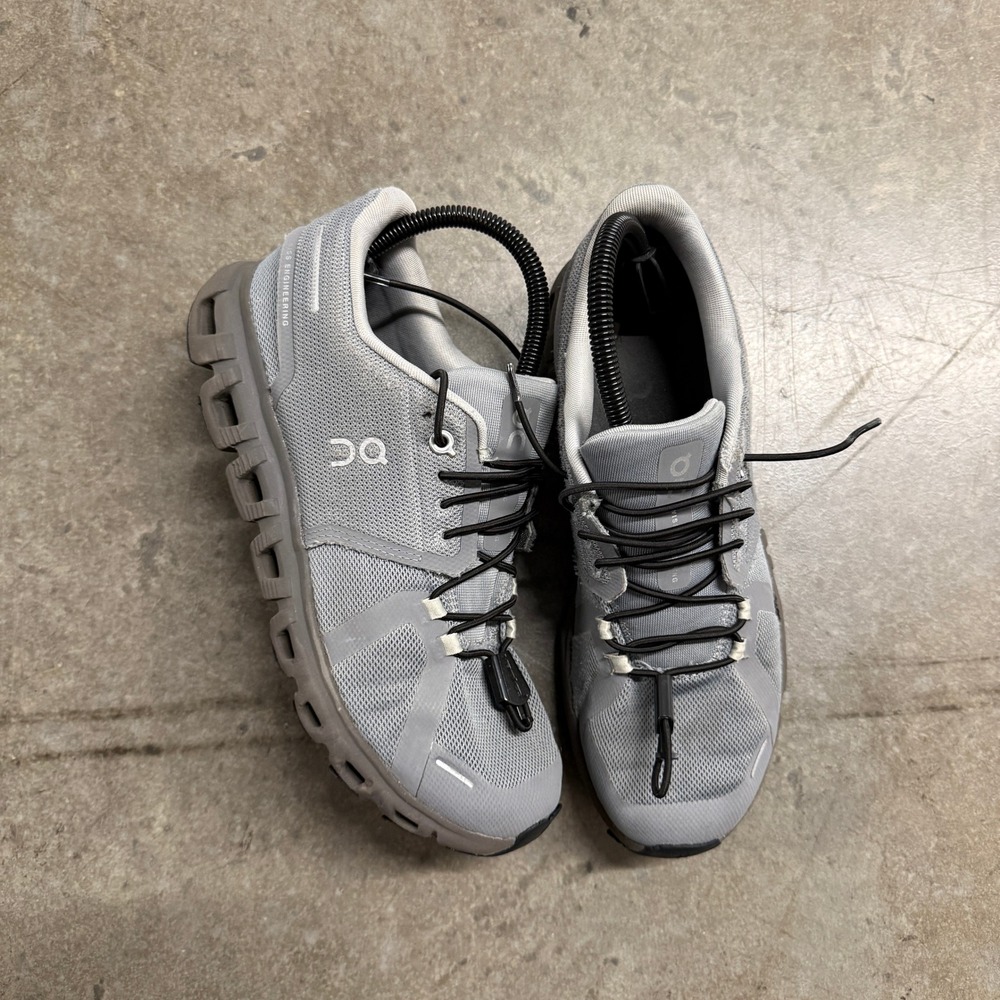 On Cloud Cloudrunner Mens 7.5 Grey Running Shoes Sneakers 3MF10074109
